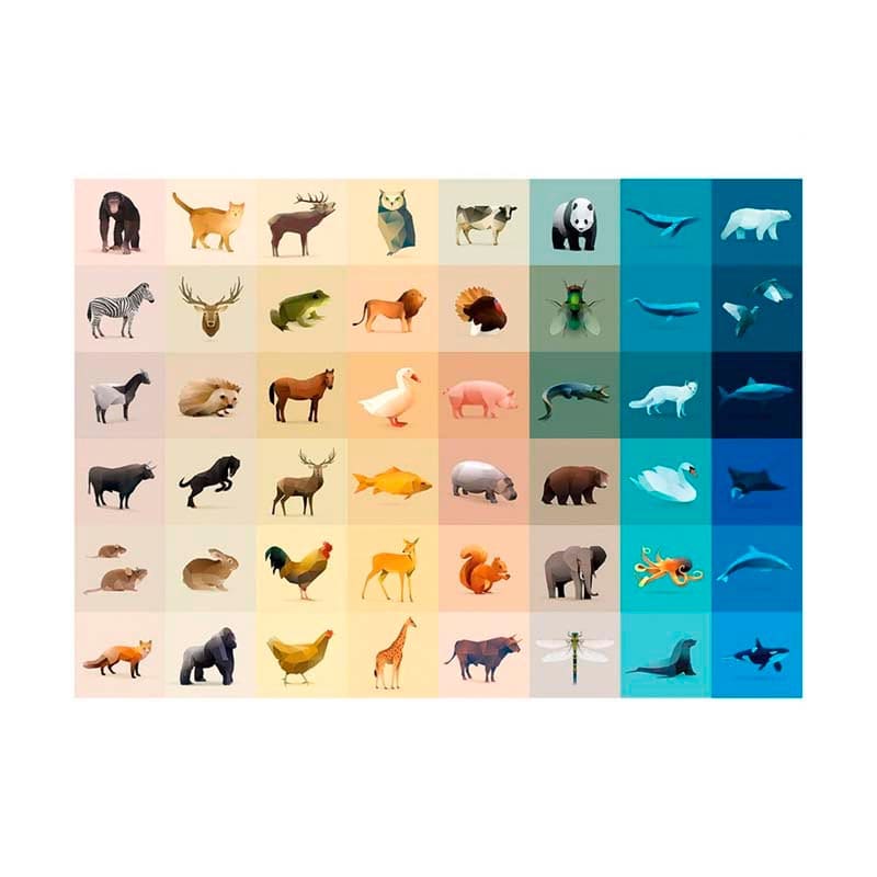 FAUNA 1000PCS